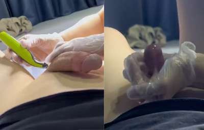 Poster of Đi Triệt Lông Cu Nứng Quá Nhờ Em Spa Sục Cặc Giúp