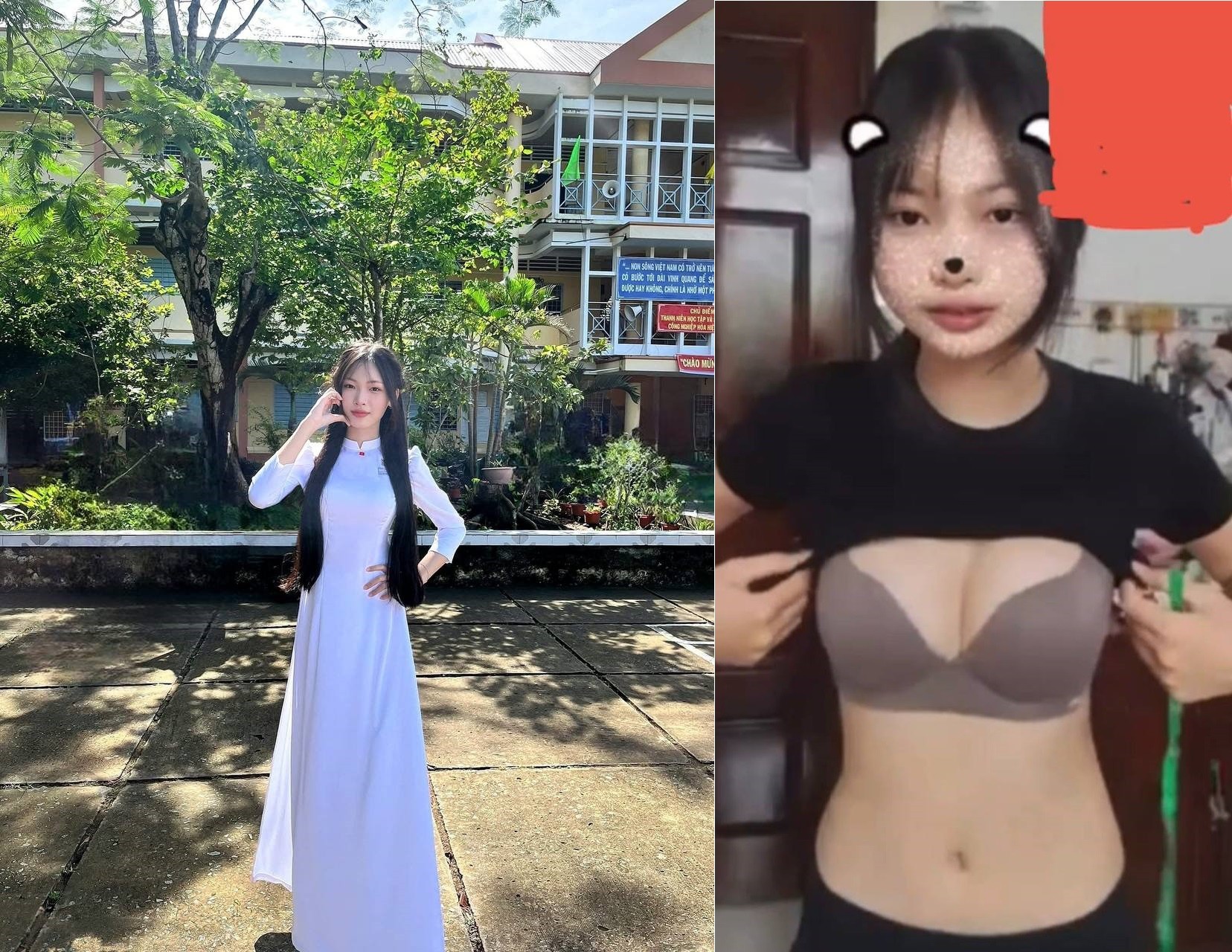 Poster of Lộ clip sex em lớp trưởng ngây thơ