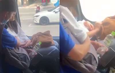 Poster of Mò Vú Người Yêu Trên Xe Buýt Công Cộng Bị Quay Lại