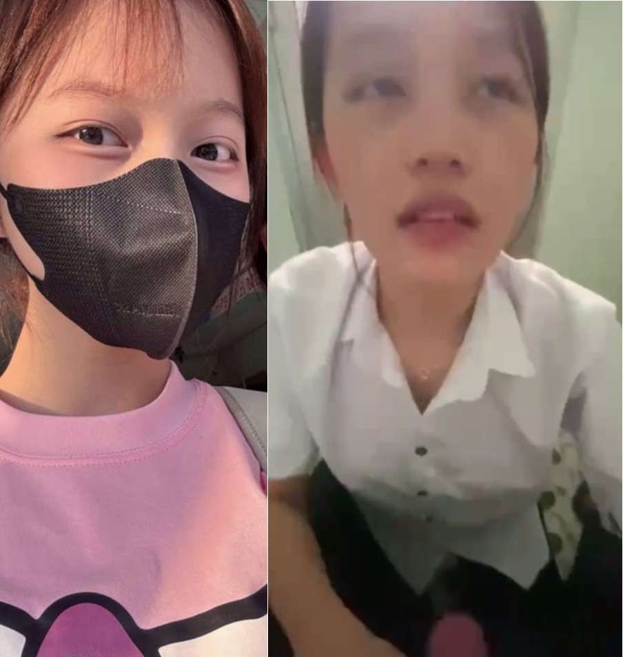 Poster of Nữ sinh mút cu ở WC chán muốn chịch thật